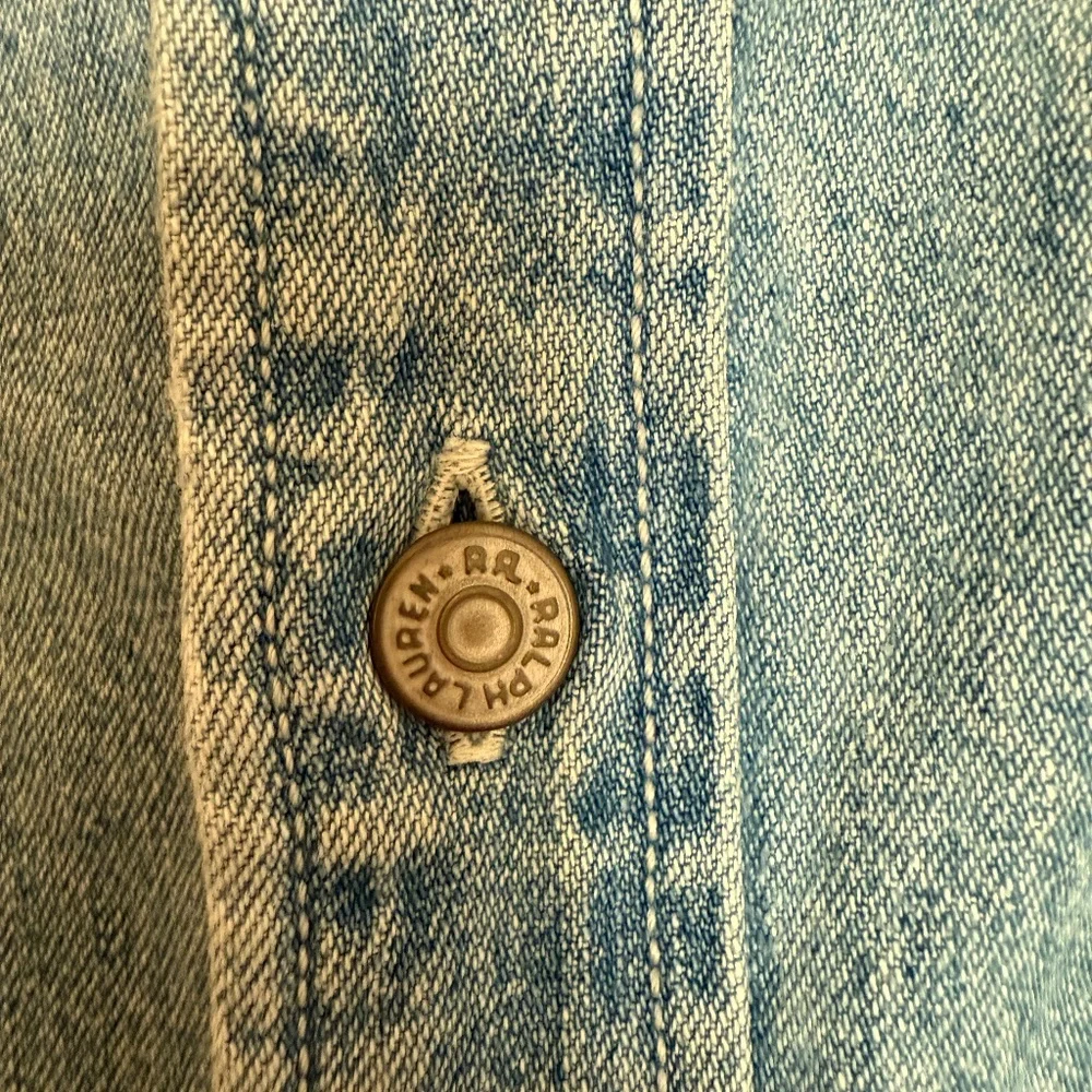 Rare 1993 Vintage RRL Ralph Lauren 3 Star Denim Work Shirt Men’s XL - Picture 5 of 7